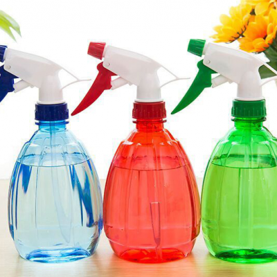 500ML園藝工具糖果色噴壺灑水壺噴水壺手壓式噴水瓶多肉噴霧